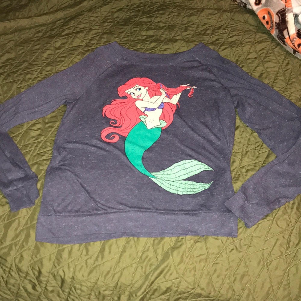 little mermaid Ariel long sleeve tee